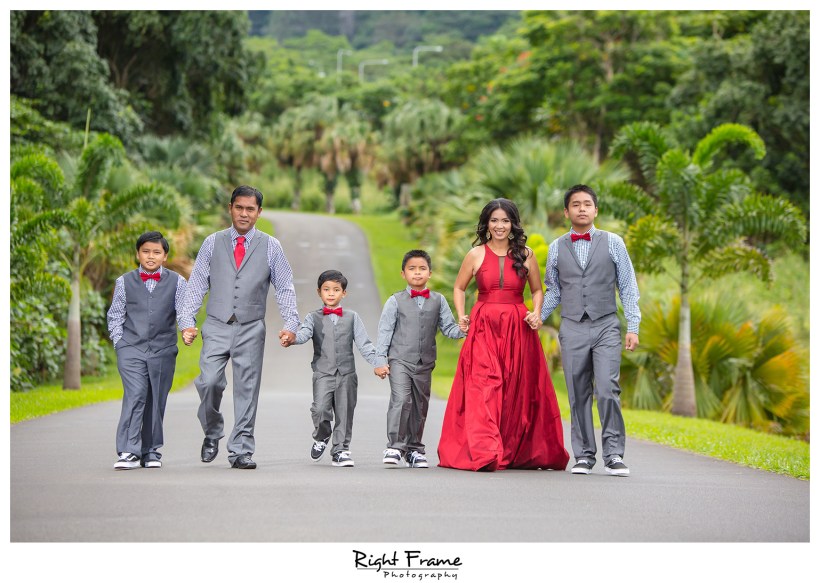 Honolulu Family Photographer Hoomaluhia Botanical Garden