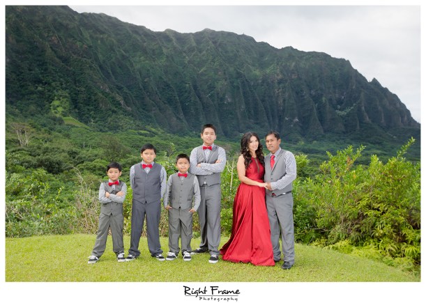 Honolulu Family Photographer Hoomaluhia Botanical Garden