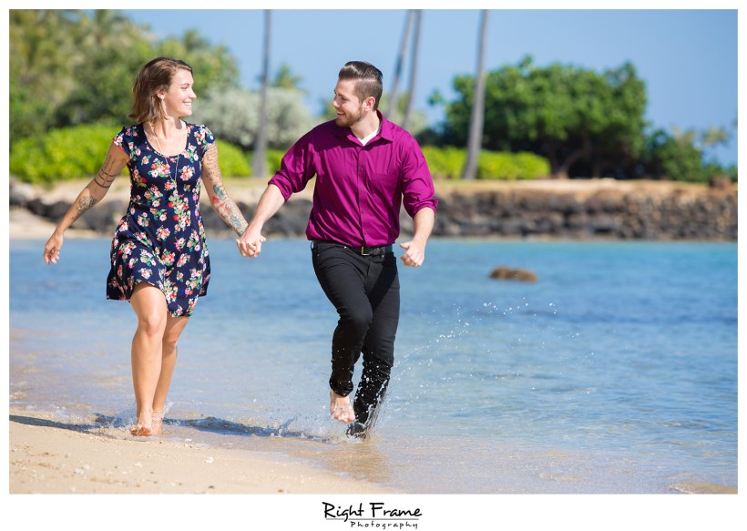 Waikiki Engagement Photographer Wai'alae Beach Park