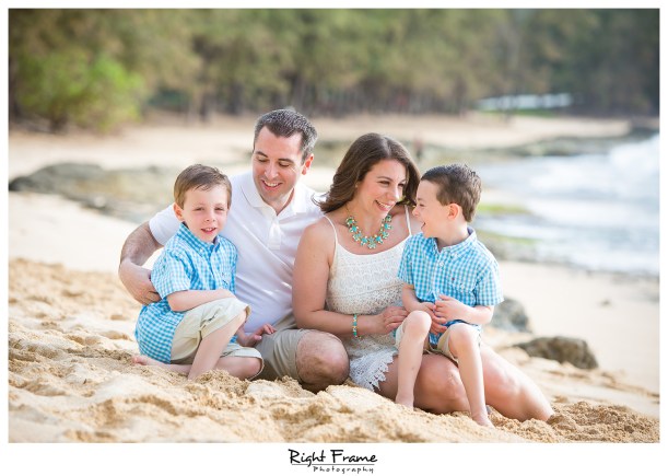 Sunset Family Photography near Turtle Bay Resort Stables Beach