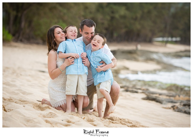 Sunset Family Photography near Turtle Bay Resort Stables Beach