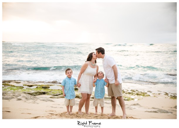 Sunset Family Photography near Turtle Bay Resort Stables Beach