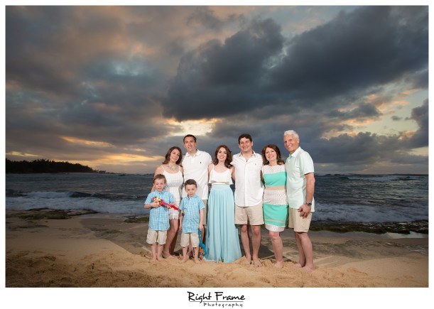 Sunset Family Photography near Turtle Bay Resort Stables Beach