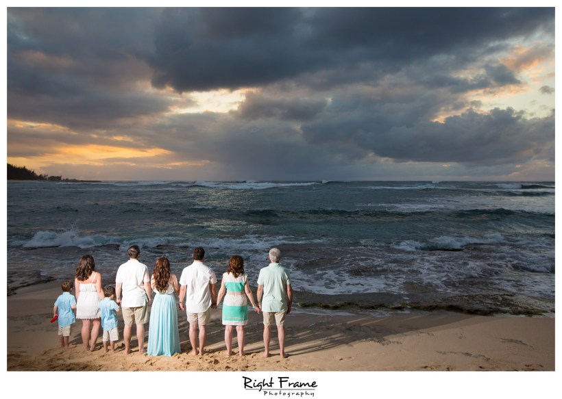 Sunset Family Photography near Turtle Bay Resort Stables Beach