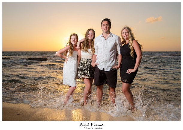Sunset Family Photos near Four Seasons Resort Oahu Ko Olina