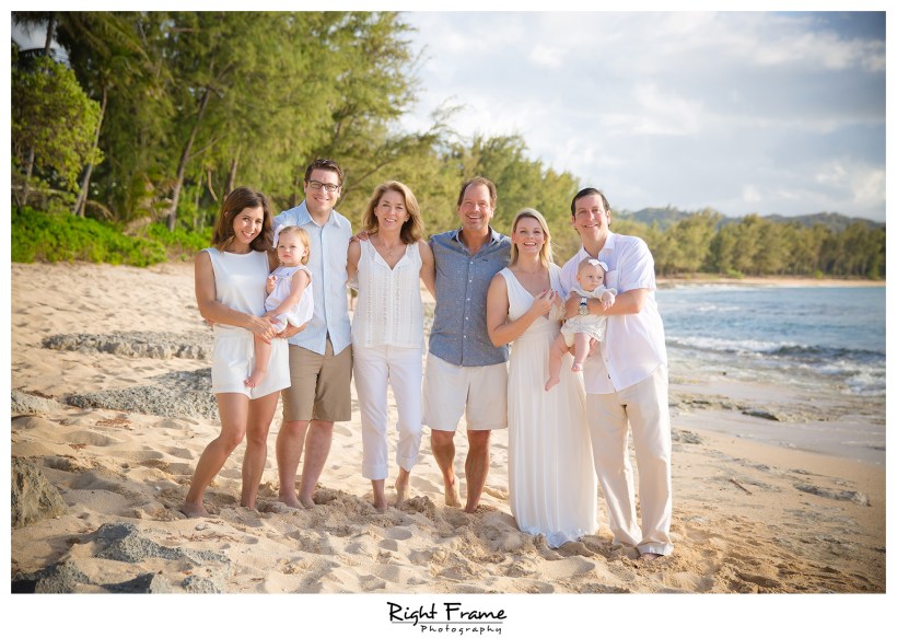 Family Portraits in Hawaii Turtle Bay Resort