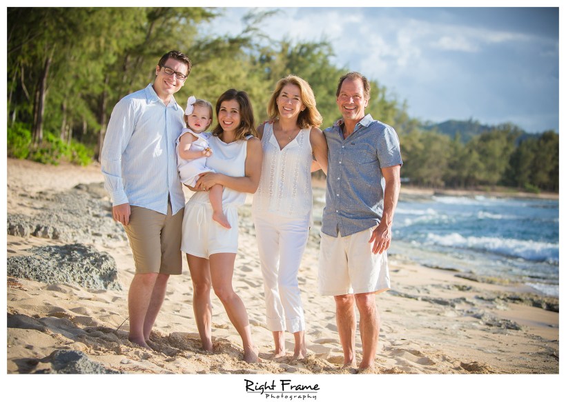 Family Portraits in Hawaii Turtle Bay Resort
