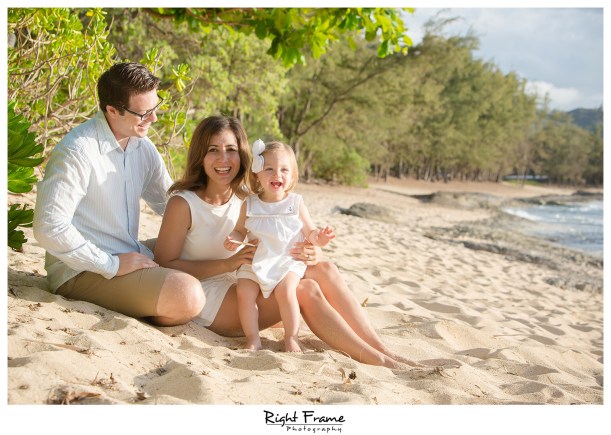 Family Portraits in Hawaii Turtle Bay Resort