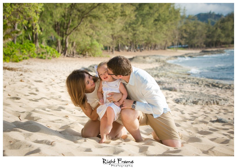 Family Portraits in Hawaii Turtle Bay Resort