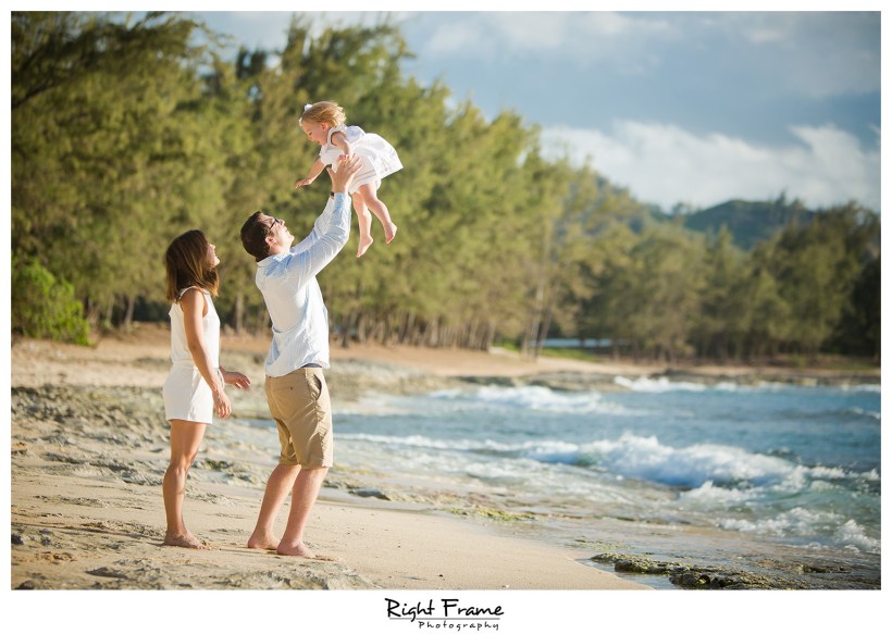 Family Portraits in Hawaii Turtle Bay Resort
