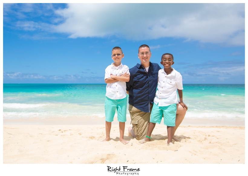 Hawaii Family Pictures at the Beach