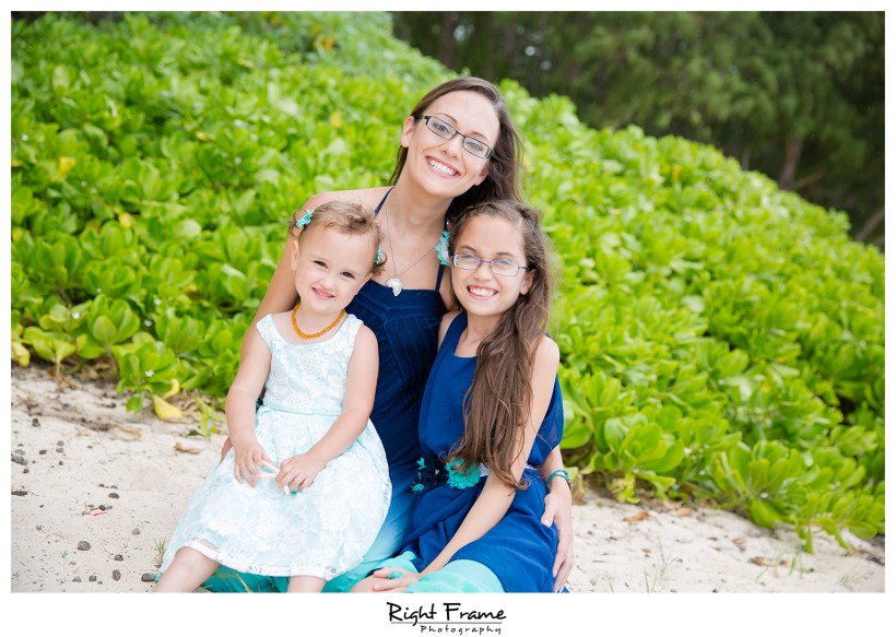 Hawaii Family Pictures at the Beach