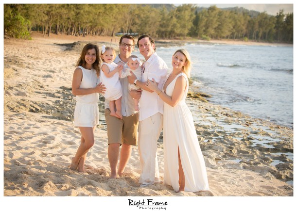 Family Portraits in Hawaii Turtle Bay Resort