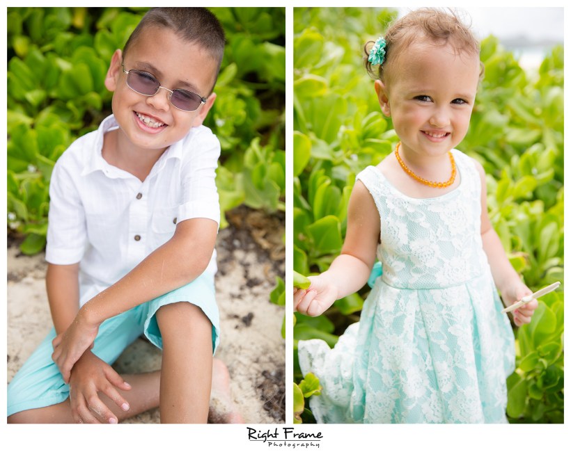 Hawaii Family Pictures at the Beach