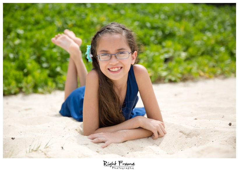 Hawaii Family Pictures at the Beach