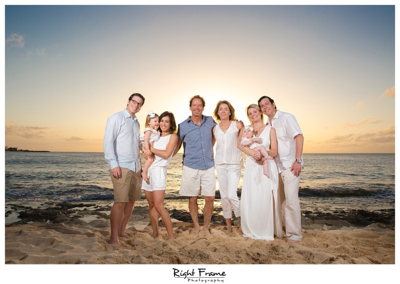 Family Portraits in Hawaii Turtle Bay Resort