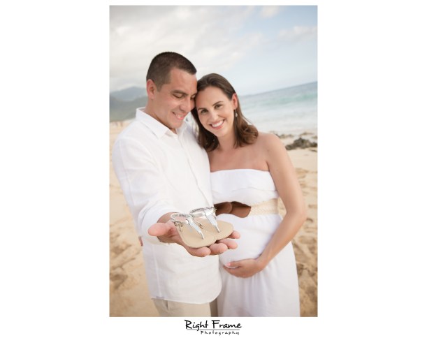 Hawaii Oahu Sunset Maternity Pictures