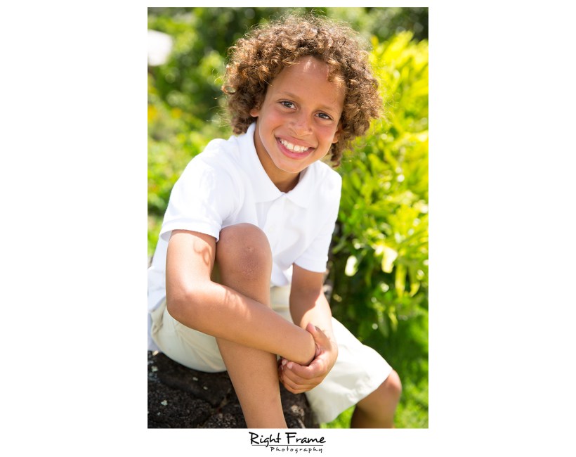 Family Pictures in Kailua Ocean View Villa