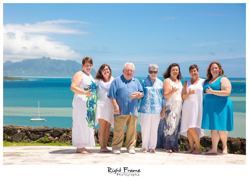 Family Pictures in Kailua Ocean View Villa