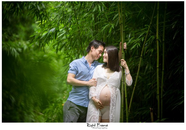 Oahu Maternity Photographer Bamboo Forest