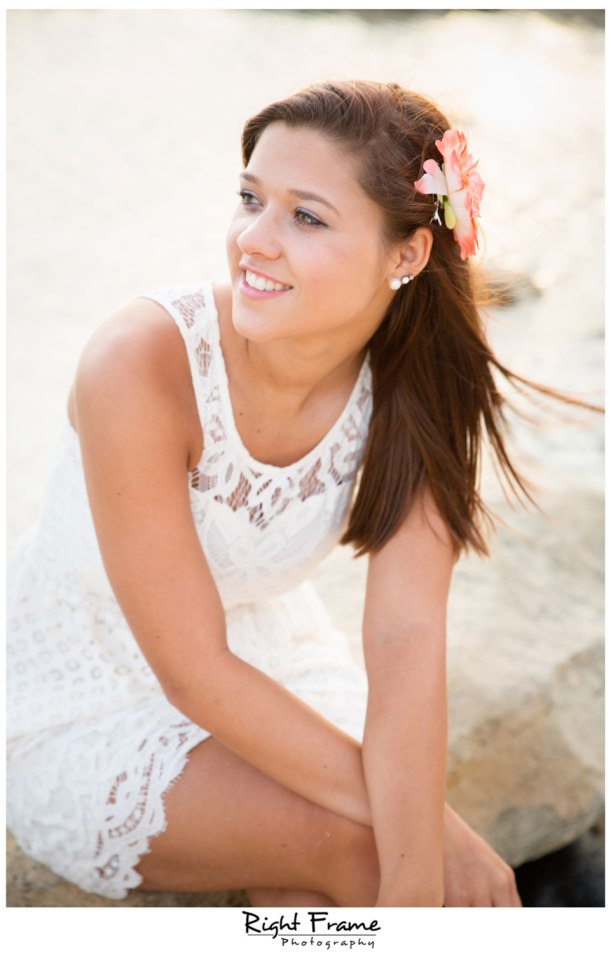 Senior Beach Pictures in Oahu Hawaii