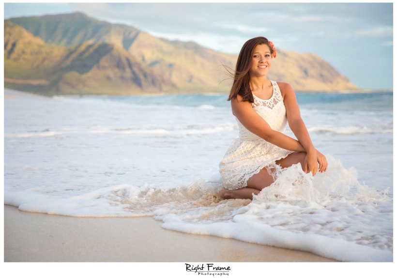 Senior Beach Pictures in Oahu Hawaii