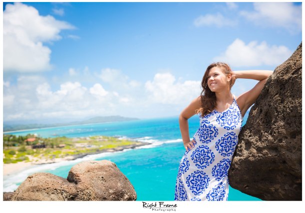 Senior Beach Pictures in Oahu Hawaii