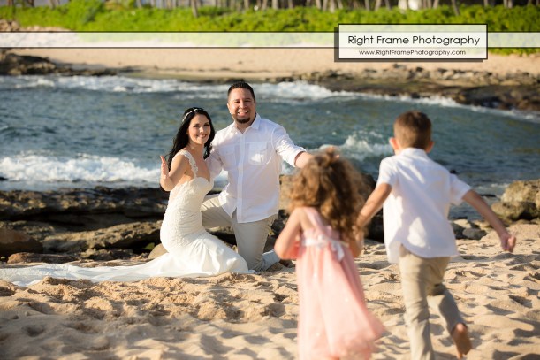 SUNSET FAMILY PHOTOGRAPHER near Aulani Disney Hotel Oahu