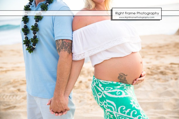 Sunset Maternity Beach Photos Oahu Hawaii