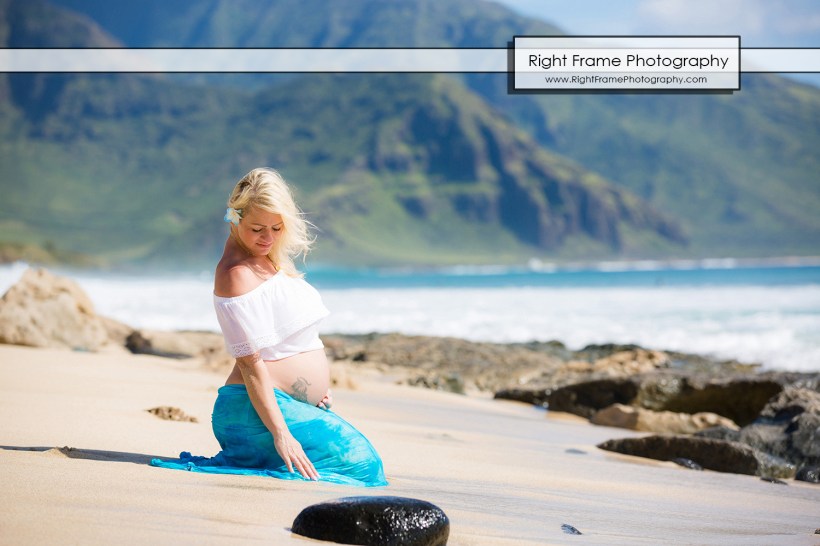 Sunset Maternity Beach Photos Oahu Hawaii