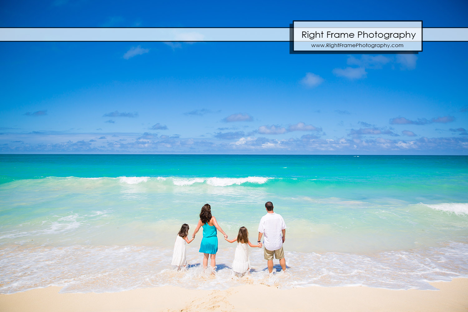 Family Beach Portraits near Kailua Oahu Hawaii