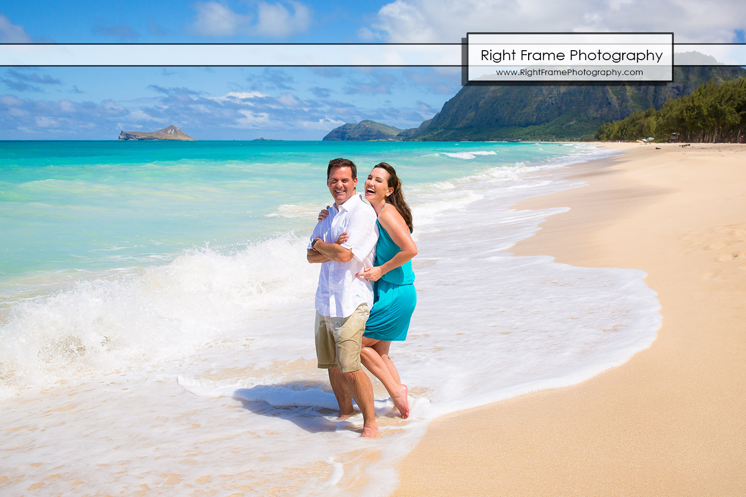 Family Beach Portraits near Kailua Oahu Hawaii