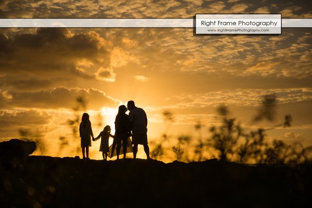 Sunset Family Portraits near Marriott's Ko Olina Beach Club, Oahu