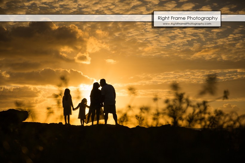 Sunset Family Portraits near Marriott's Ko Olina Beach Club, Oahu