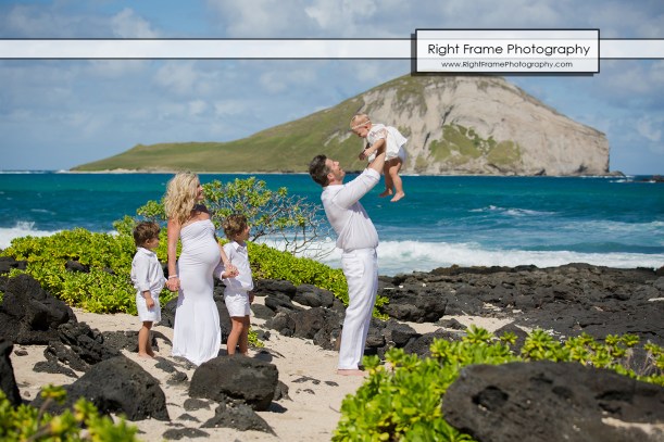 OAHU FAMILY BEACH PHOTOS at Makapu'u Beach