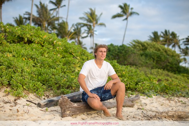 Sunrise lanikai beach family portrait