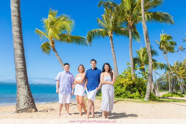 Vacation Family Pictures in Oahu