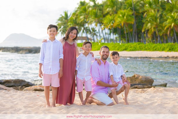 Family Photos on the Beach Honolulu