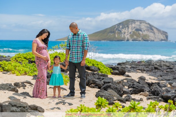 Family Maternity Photoshoot in Honolulu g