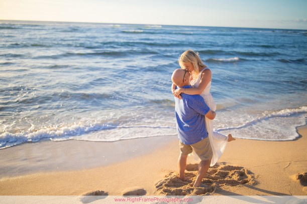SUNSET BEACH Family Photoshoot at North Shore Oahu Hawaii