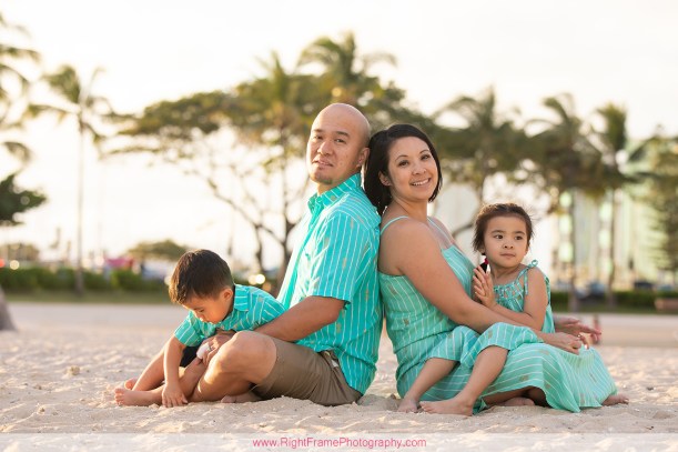 family pictures near Hale Koa Hotel