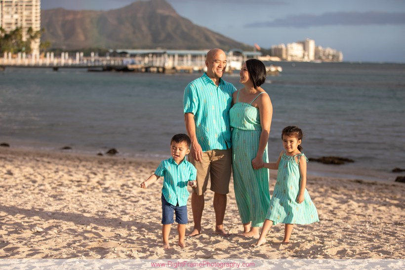 family pictures near Hale Koa Hotel