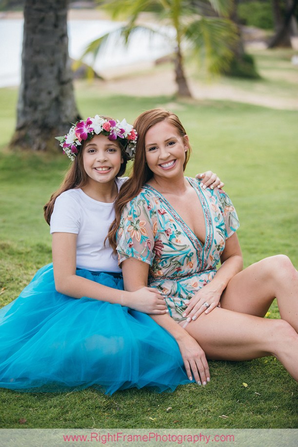 Beach family portraits Hawaii