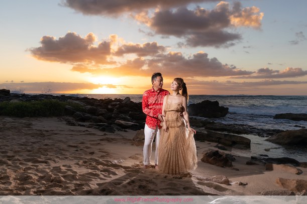 Photo session in Hawaii 30th Wedding Anniversary